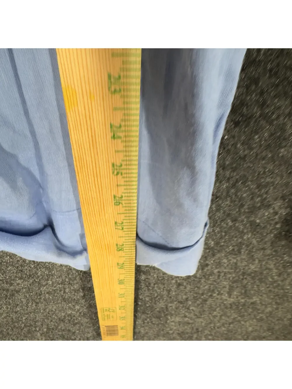 Stacy Adams Pants Men 38 Blue High Rise Flat Front Cuffed Chino Pockets Straight